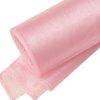 Organza 12cm x 8.2m – Roz pudră