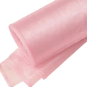 Organza 12cm x 8.2m - Roz pudrat