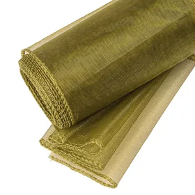 Organza 12cm x 8.2m - Verde mușchi