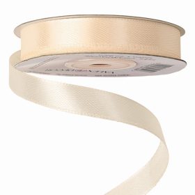 Satină panglică 12mm x 22.86m - Șampanie