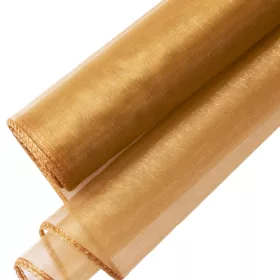 Organza 20cm x 8.2m - Auriu