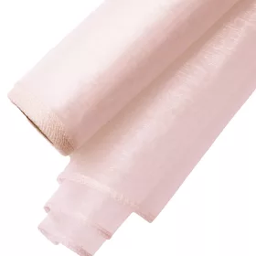 Organza 20cm x 8.2m - Pudră deschisă