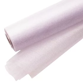 Snow organza 23.5cm x 10m - Alb