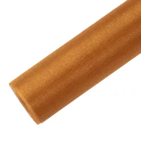 Snow organza 23.5cm x 10m - Auriu închis