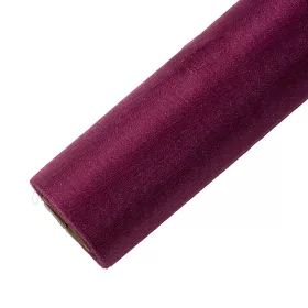 Snow organza 23.5cm x 10m - Vânătă