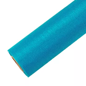 Snow organza 23.5cm x 10m - Turcoaz