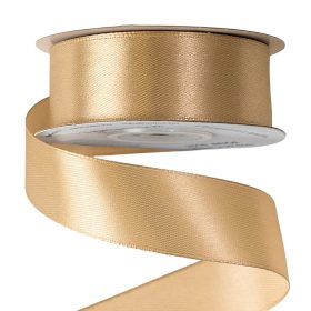 Satină panglică 25mm x 22.86m - Bej