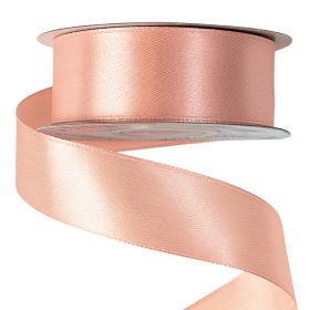 Satină panglică 25mm x 22.86m - Bej pudrat
