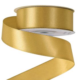 Satină panglică 25mm x 22.86m - Auriu
