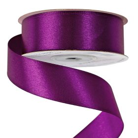 Satină panglică 25mm x 22.86m - Violet închis