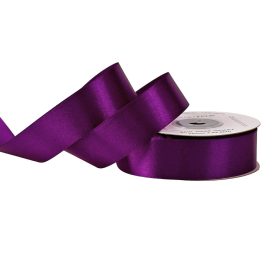 Satină panglică 25mm x 22.86m - Violet închis