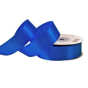 Satină panglică 25mm x 22.86m - Albastru regal