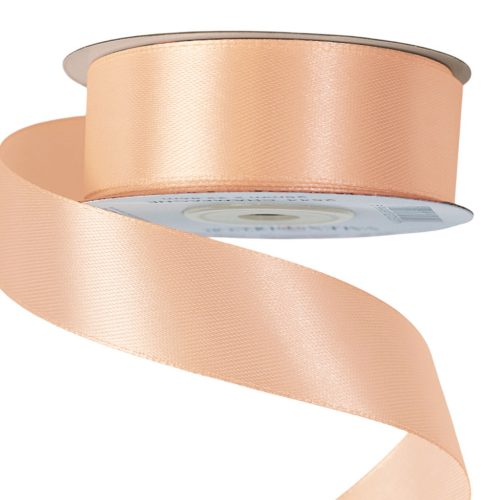 Panglică satinată 25mm x 22.86m – Șampanie  