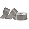 Panglică satinată 25mm x 22.86m – Argintiu cu ton albastru  
