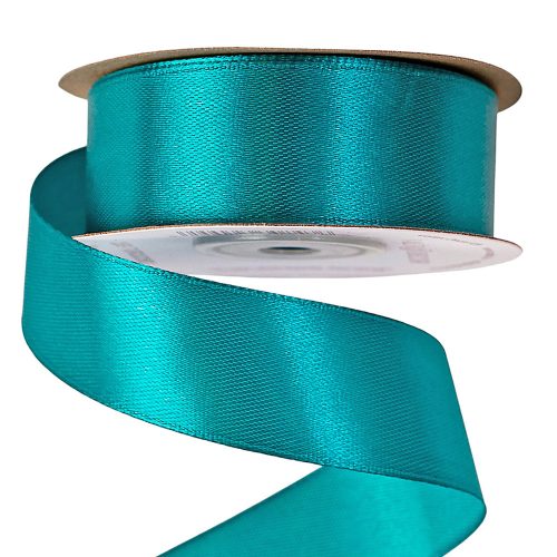 Panglică satinată 25mm x 22.86m – Turcoaz  