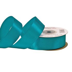 Satină panglică 25mm x 22.86m - Turcoaz
