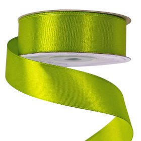 Satină panglică 25mm x 22.86m - Verde ceai