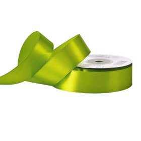 Satină panglică 25mm x 22.86m - Verde ceai