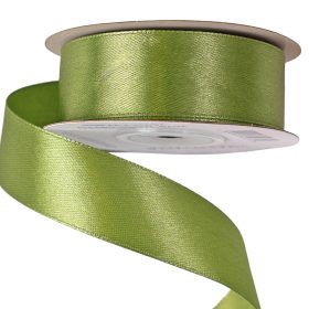 Satină panglică 25mm x 22.86m - Verde mușchi