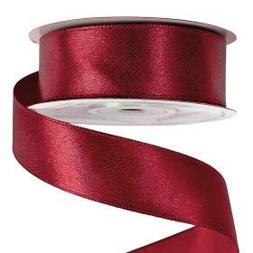 Satină panglică 25mm x 22.86m - Bordo
