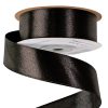 Panglică satinată 25mm x 22.86m – Negru  