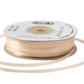 Satină panglică 3mm x 91.44m - Ecru