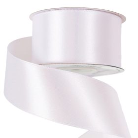 Satină panglică 38mm x 22.86m - Alb