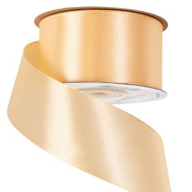 Satină panglică 38mm x 22.86m - Crem