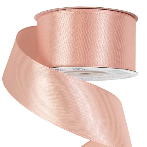 Panglică satinată 38mm x 22.86m – Roz pudră  