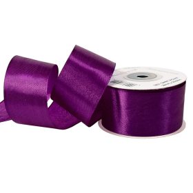 Satină panglică 38mm x 22.86m - Violet închis