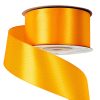 Panglică satinată 38mm x 22.86m – Galben lămâie închis  