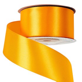 Satină panglică 38mm x 22.86m - Galben lămâie închis