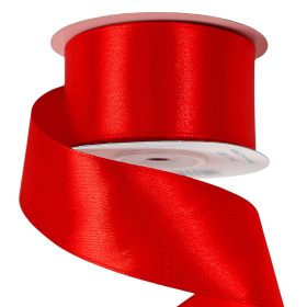 Satină panglică 38mm x 22.86m - Roșu