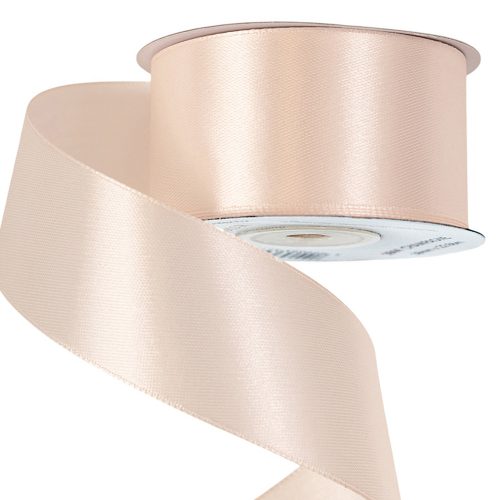 Panglică satinată 38mm x 22.86m – Șampanie  