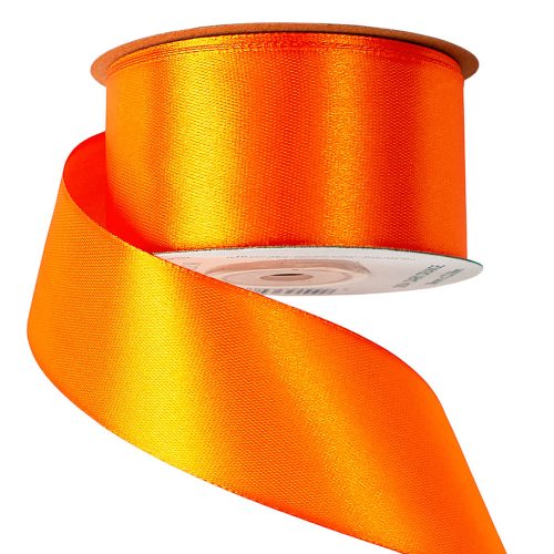 Satină panglică 38mm x 22.86m - Portocaliu închis