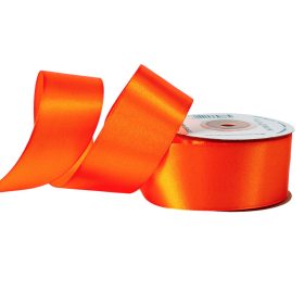 Satină panglică 38mm x 22.86m - Portocaliu închis