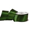 Panglică satinată 38mm x 22.86m – Verde închis  