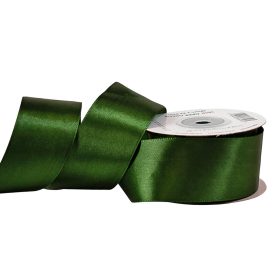Satină panglică 38mm x 22.86m - Verde închis