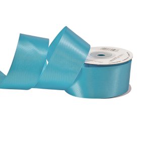 Satină panglică 38mm x 22.86m - Aqua albastru