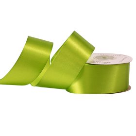 Satină panglică 38mm x 22.86m - Verde ceai