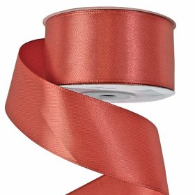 Satină panglică 38mm x 22.86m - Roz bronz