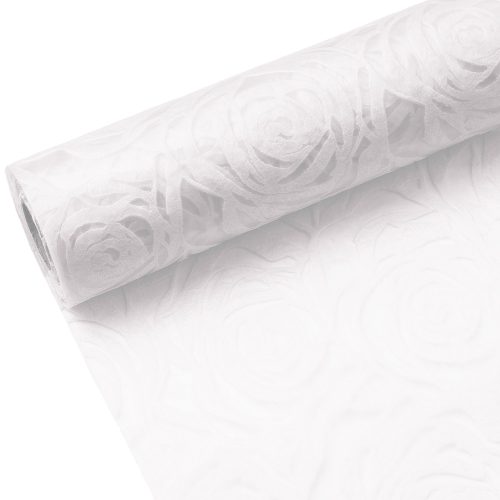 Vetex 3D cu model cap de trandafir 50cm x 4.5m – Alb  