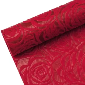 Vetex 3D cu model cap de trandafir 50cm x 4.5m - Bordo