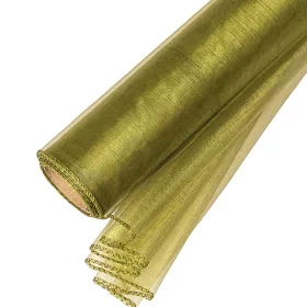Organza 40cm x 8.2m - Verde mușchi