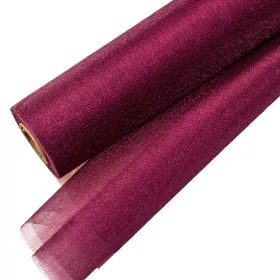 Snow organza 47cm x 10m - Vânătă