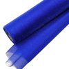 Organza cu efect de zăpadă 47cm x 10m – Albastru regal  