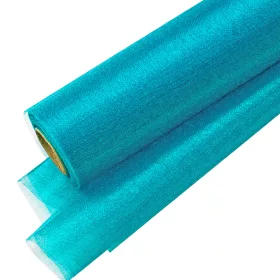 Snow organza 47cm x 10m - Turcoaz