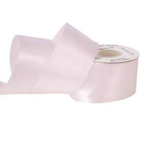 Satină panglică 50mm x 22.86m - Alb