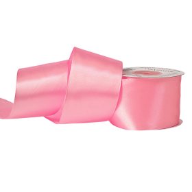 Satină panglică 50mm x 22.86m - Roz