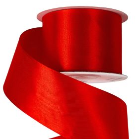 Satină panglică 50mm x 22.86m - Roșu